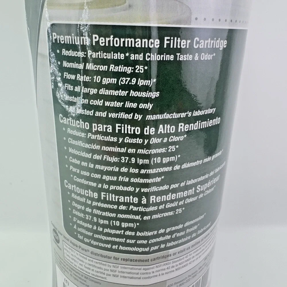 3M Aqua-Pure AP817 Whole House Large Sump Water Filter Cartridge